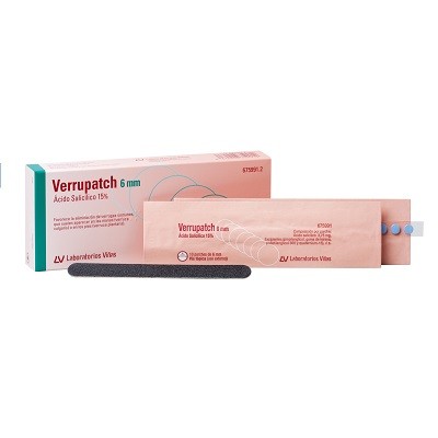 Verrupatch 6 mm, 20 apósitos impregnados