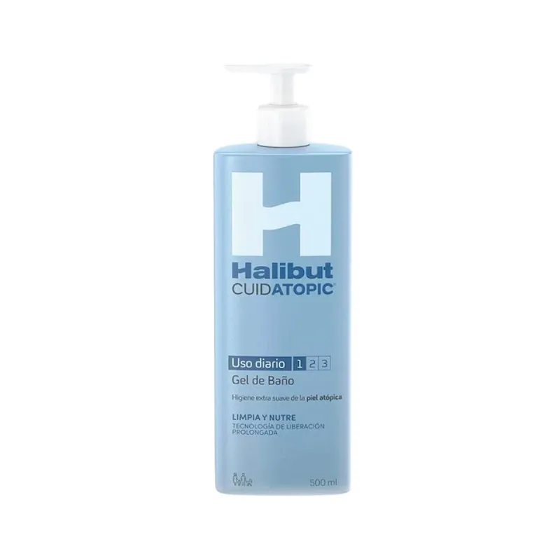 Halibut Cuidatopic Gel de Baño, 400ml. Halibut Cuidatopic Gel de Baño, 400ml.