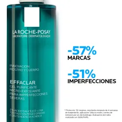 La Roche Posay Effaclar Gel Purificante Micro-Exfoliante, 400ml. La Roche Posay Effaclar Gel Purificante Micro-Exfoliante, 400ml.
