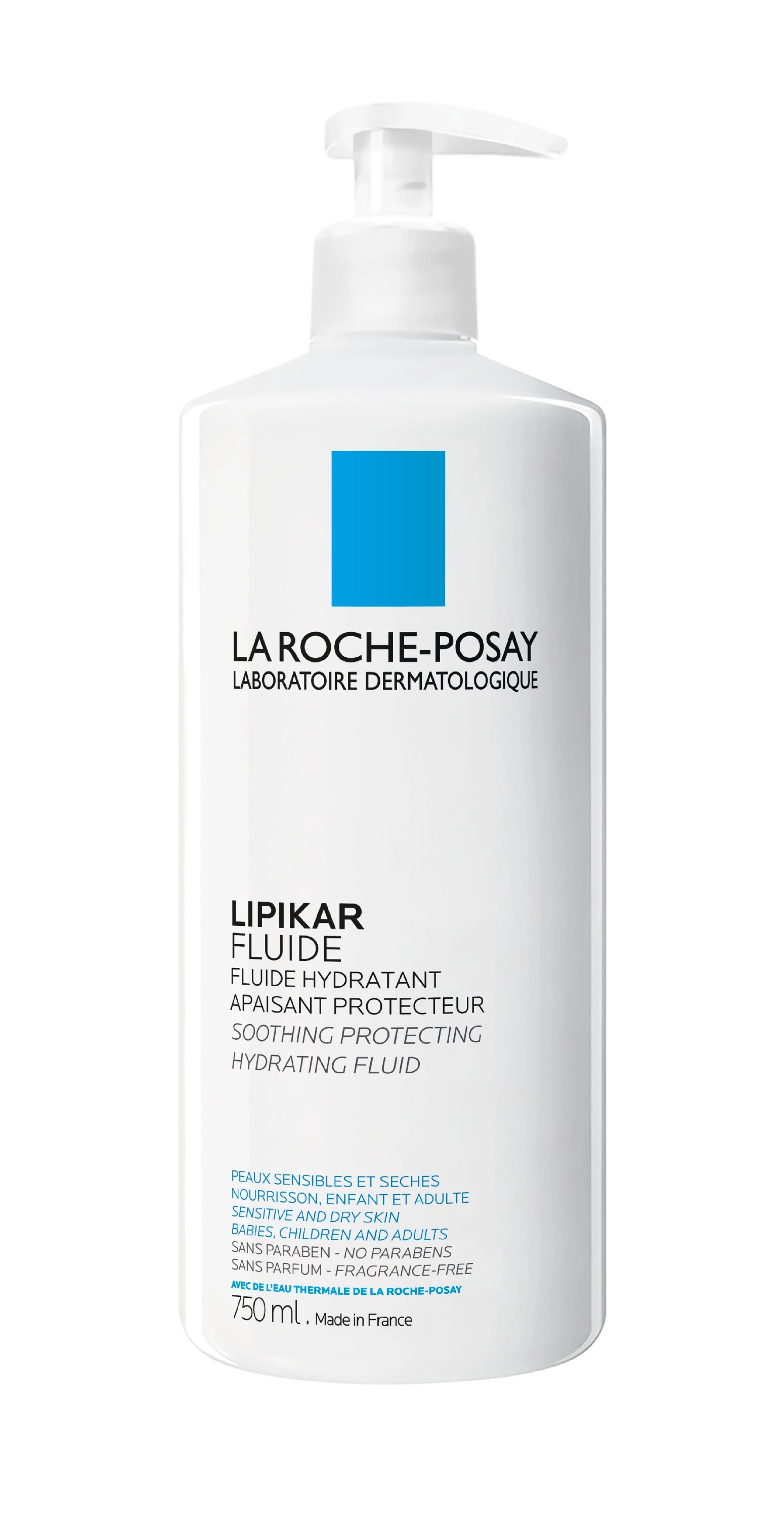 La Roche Posay Lipikar Fluido, 750ml.