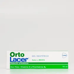 Orto Lacer Gel Dentífrico Sabor Menta, 75ml