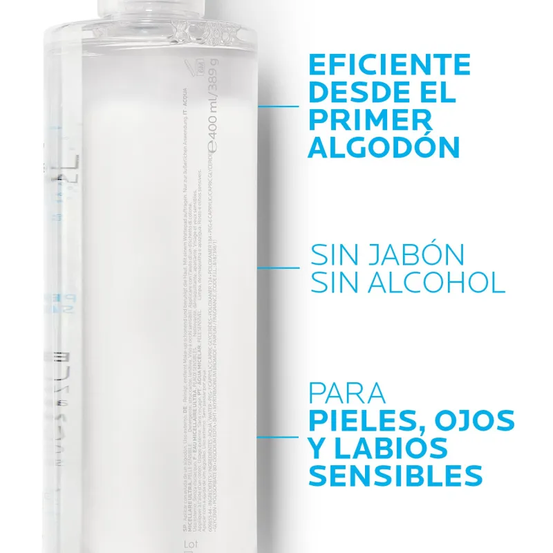 La Roche-Posay Solución Micelar, 400ml La Roche-Posay Solución Micelar, 400ml