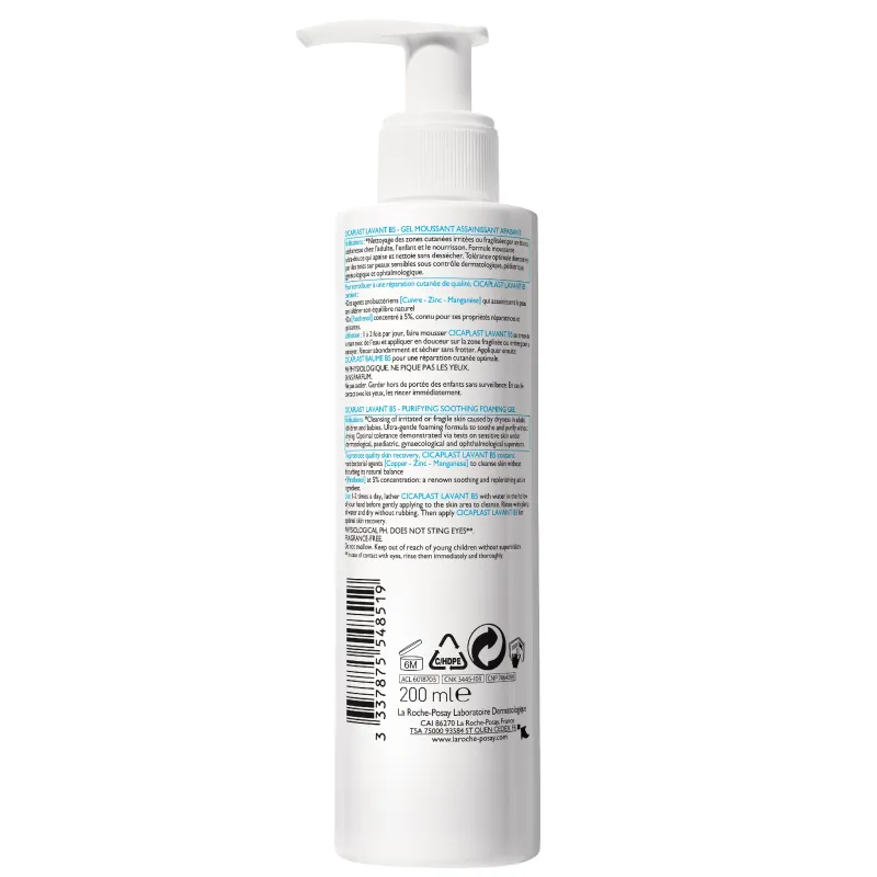 La Roche-Posay Cicaplast Lavant B5, 200ml.