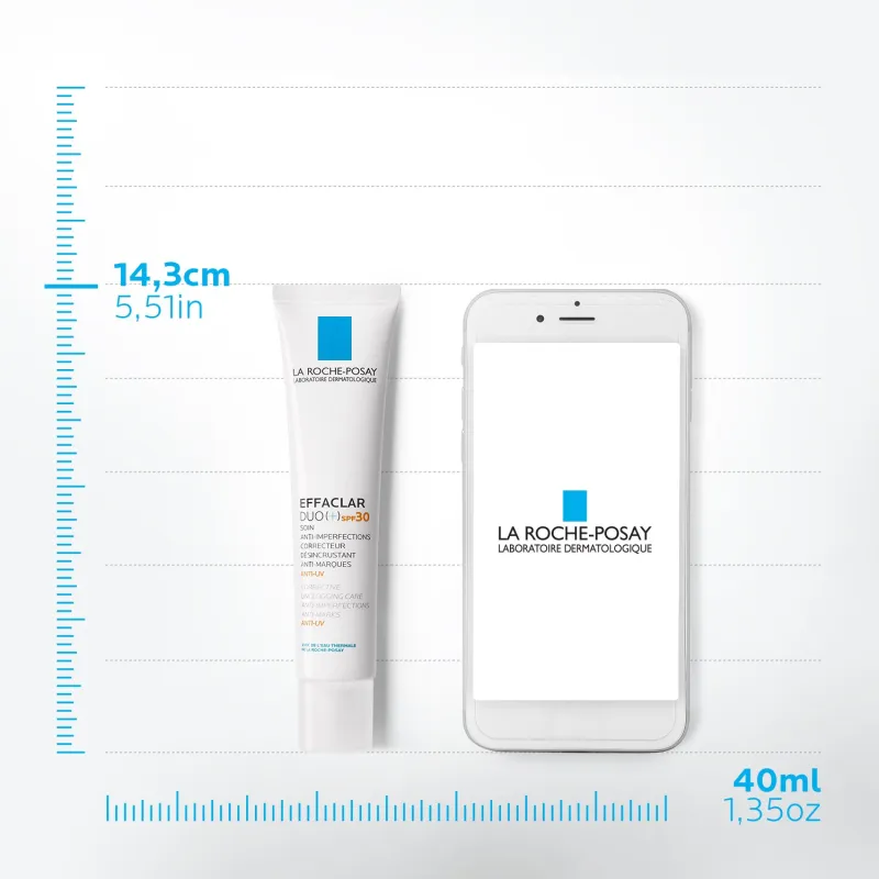 La Roche-Posay Effaclar Duo (+) SPF30, 40ml. La Roche-Posay Effaclar Duo (+) SPF30, 40ml.