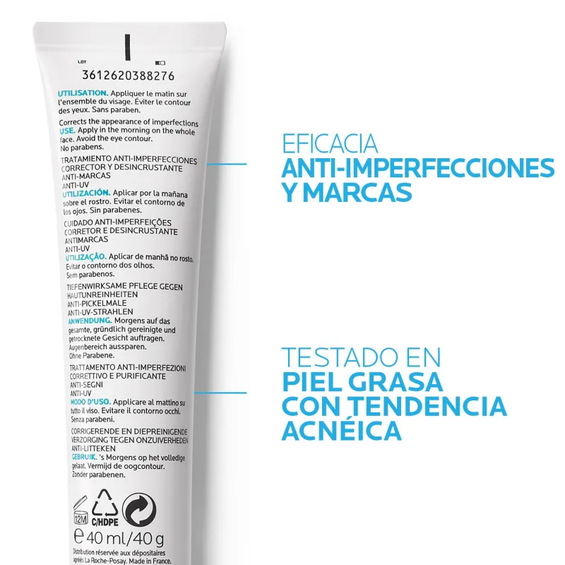 La Roche-Posay Effaclar Duo (+) SPF30, 40ml. La Roche-Posay Effaclar Duo (+) SPF30, 40ml.