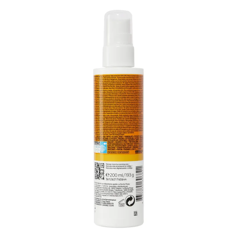 Anthelios XL Ultra-ligero Spray  Spf30+ 200ml Anthelios XL Ultra-ligero Spray  Spf30+ 200ml