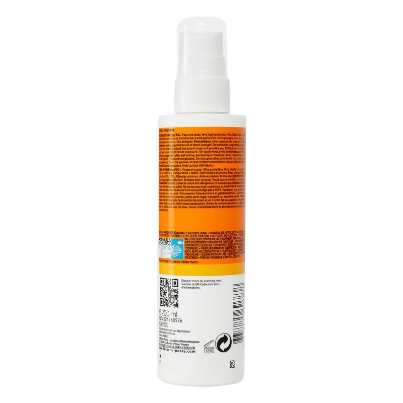 Anthelios XL Ultra-ligera 50+ Spray 200ml