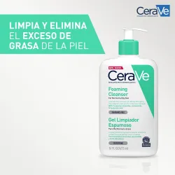 CeraVe Gel Limpiador Espumoso, 473ml. CeraVe Gel Limpiador Espumoso, 473ml.