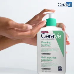CeraVe Gel Limpiador Espumoso, 473ml. CeraVe Gel Limpiador Espumoso, 473ml.