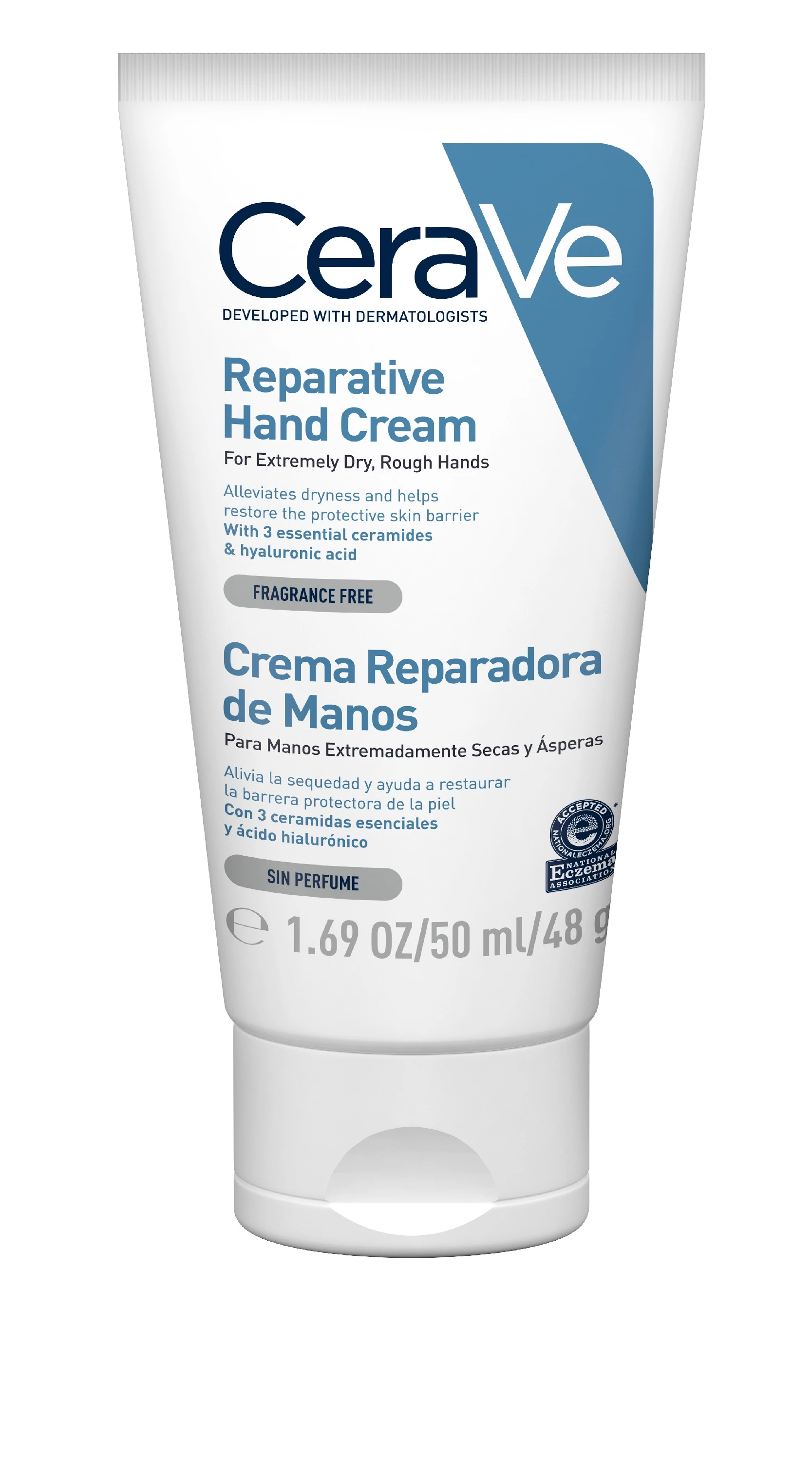 CeraVe Crema Reparadora de Manos, 50ml.