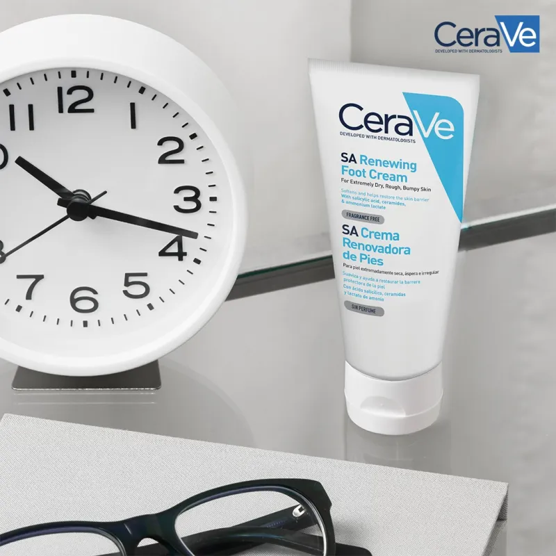 CeraVe SA Crema Renovadora de Pies, 88ml. CeraVe SA Crema Renovadora de Pies, 88ml.