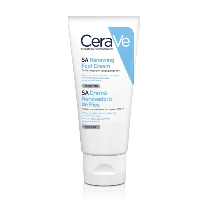 CeraVe SA Crema Renovadora de Pies, 88ml. CeraVe SA Crema Renovadora de Pies, 88ml.