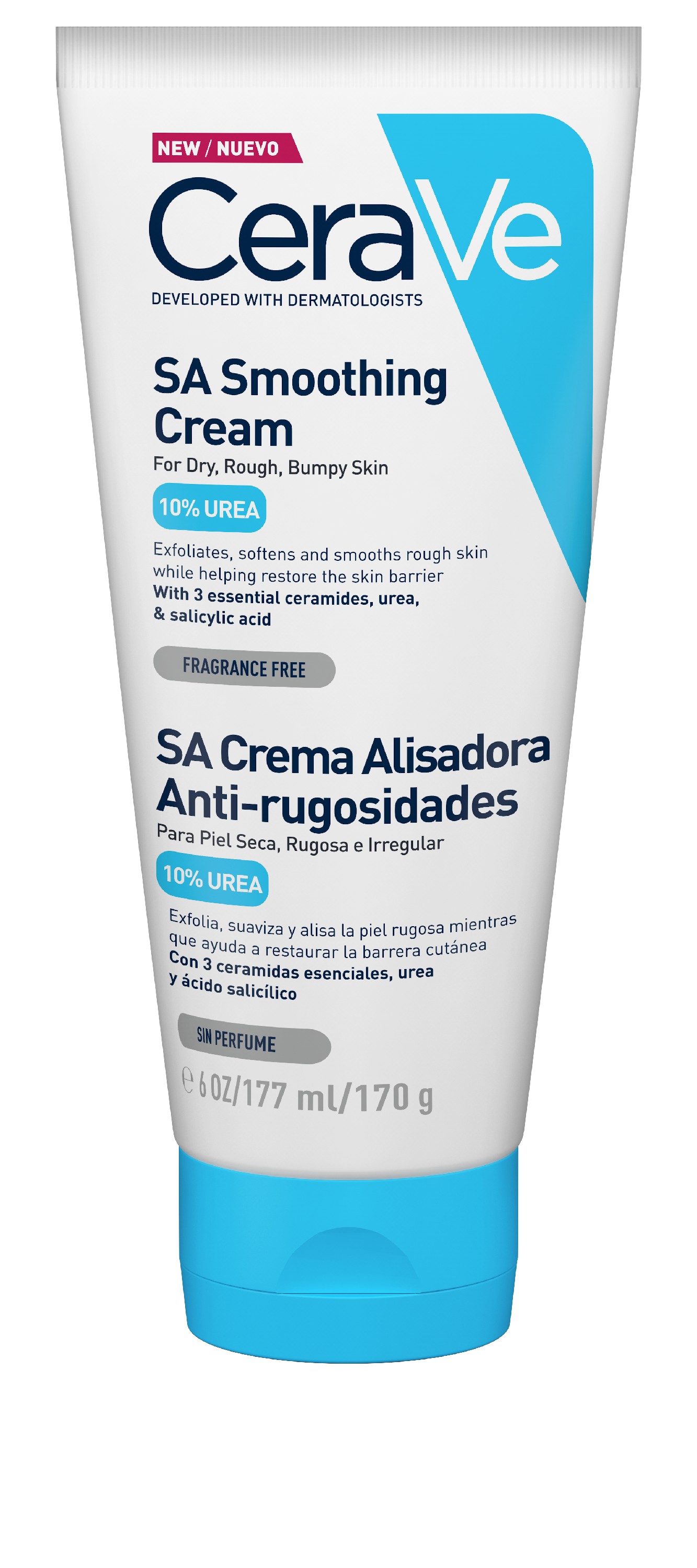 Cerave SA Crema Alisadora Anti-regusidades, 170gr.