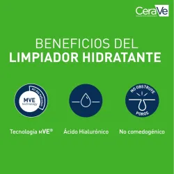 CeraVe Limpiadora hidratante, 236ml.