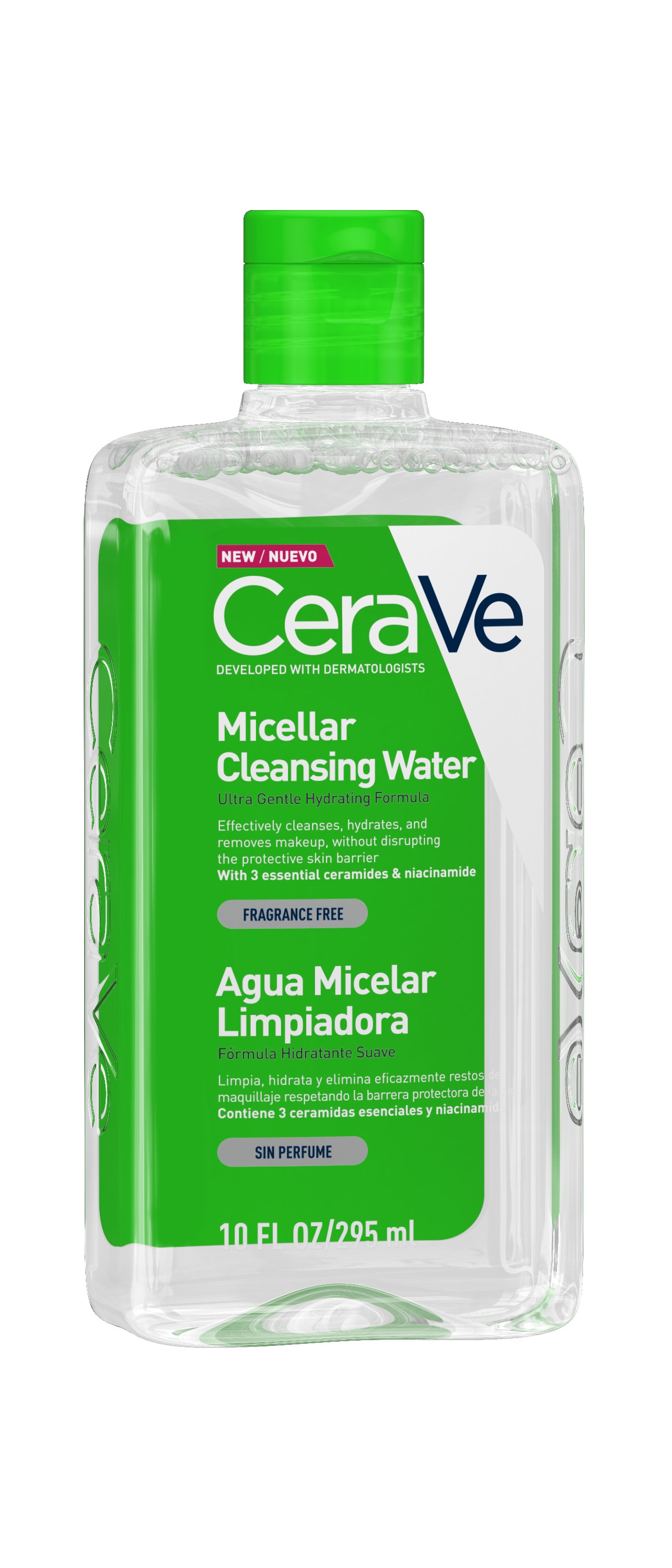 Cerave Agua Micelar Limpiadora, 295ml.