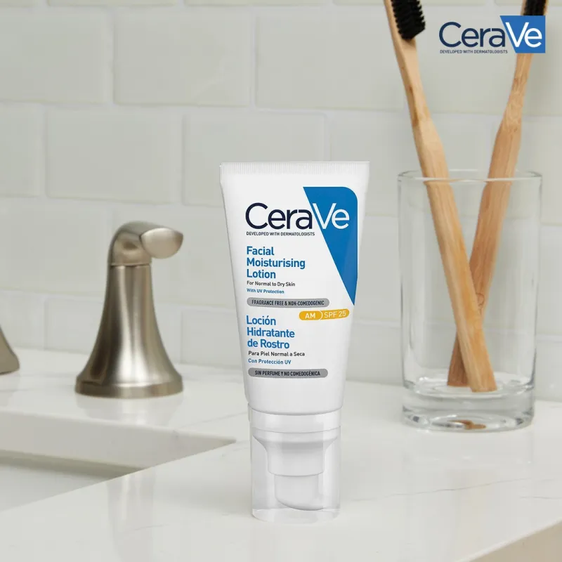 Cerave Loción Hidratante Facial SPF25, 52ml. Cerave Loción Hidratante Facial SPF25, 52ml.