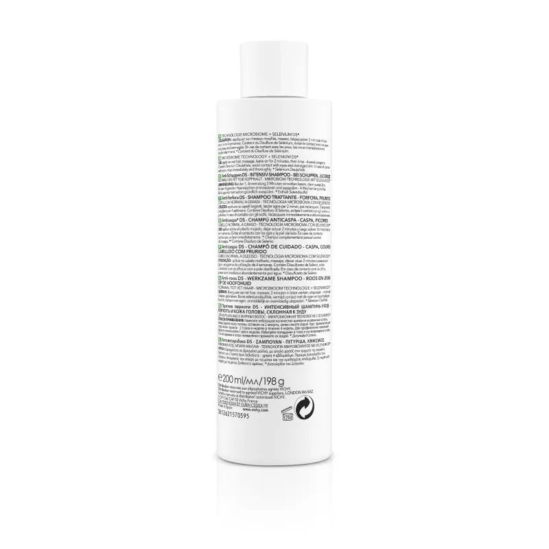 Dercos Champú Anti-caspa Cabello Normal/Graso, 200ml. Dercos Champú Anti-caspa Cabello Normal/Graso, 200ml.