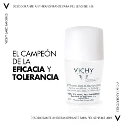 Vichy desodorante antitranspirante piel sensible, 50ml Vichy desodorante antitranspirante piel sensible, 50ml