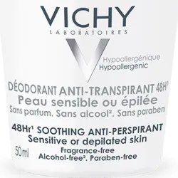 Vichy desodorante antitranspirante piel sensible, 50ml Vichy desodorante antitranspirante piel sensible, 50ml