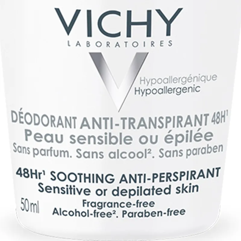Vichy desodorante antitranspirante piel sensible, 50ml Vichy desodorante antitranspirante piel sensible, 50ml