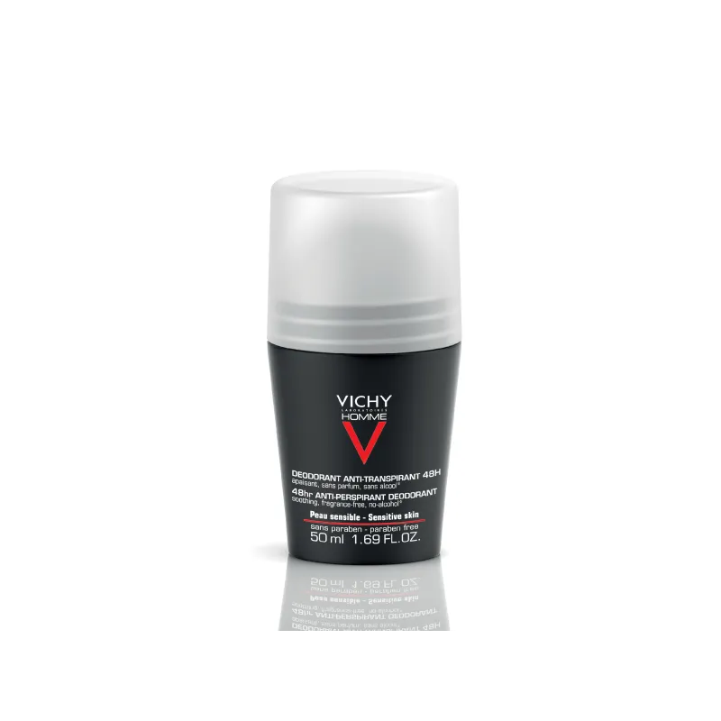 Vichy Homme Desodorante Anti-transpirante, 50ml Vichy Homme Desodorante Anti-transpirante, 50ml