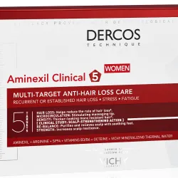 Vichy Dercos Aminexil Clinical 5 Mujer 21 monodosis Vichy Dercos Aminexil Clinical 5 Mujer 21 monodosis