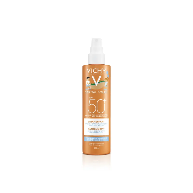 Vichy Capital Soleil Spray Niños SPF50, 200ml Vichy Capital Soleil Spray Niños SPF50, 200ml
