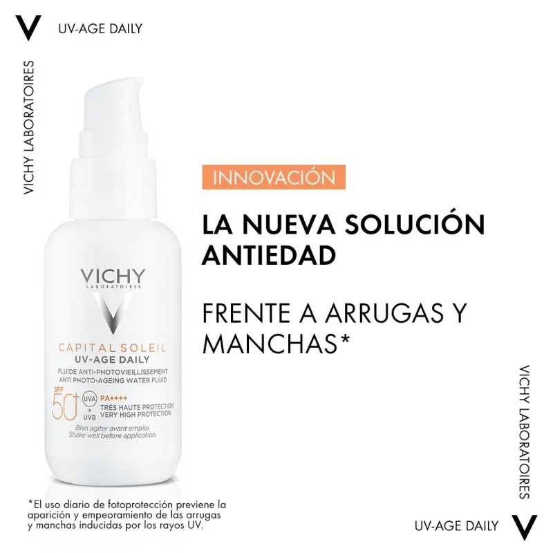 Vichy Capital Soleil UV Age Fluido SPF50+, 50ml.