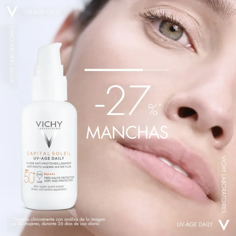 Vichy Capital Soleil UV Age Fluido SPF50+, 50ml.