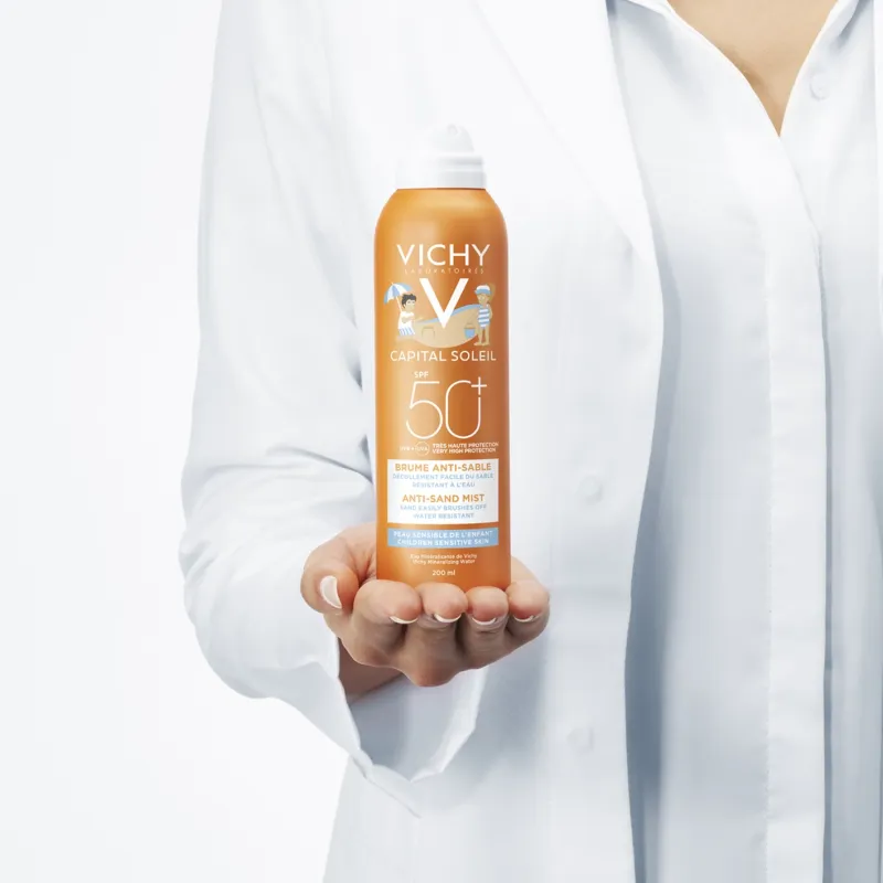 Vichy Ideal Soleil Bruma Anti-arena SPF50, 200ml. Vichy Ideal Soleil Bruma Anti-arena SPF50, 200ml.