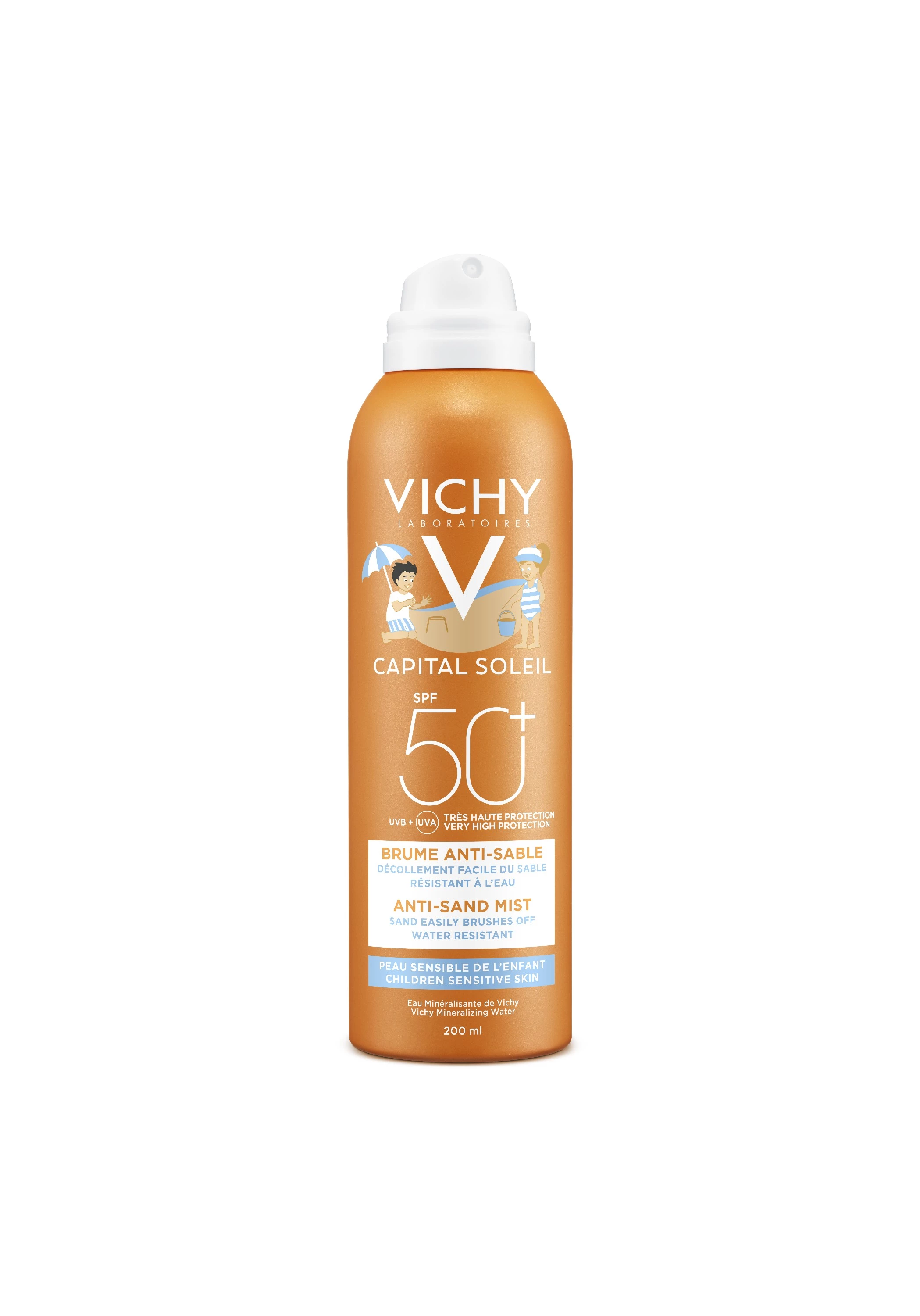 Vichy Ideal Soleil Bruma Anti-arena SPF50, 200ml.