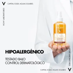 Vichy Ideal Soleil Agua de protección solar SPF30+ luminosidad, 200ml Vichy Ideal Soleil Agua de protección solar SPF30+ luminosidad, 200ml