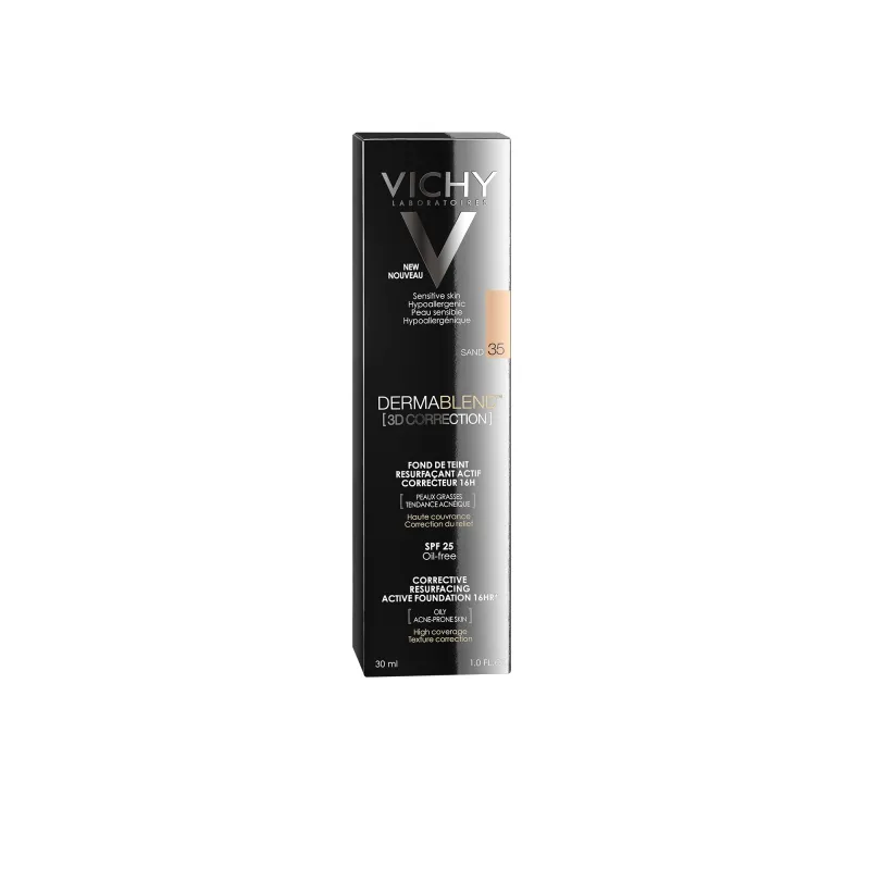 Vichy Dermablend Correction 3D 35 Sand, 30ml. Vichy Dermablend Correction 3D 35 Sand, 30ml.