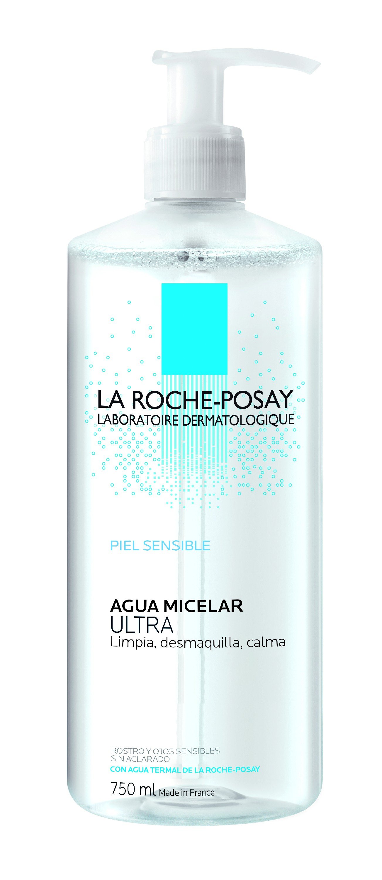 La Roche-Posay Solución Micelar Fisiológica, 750ml.