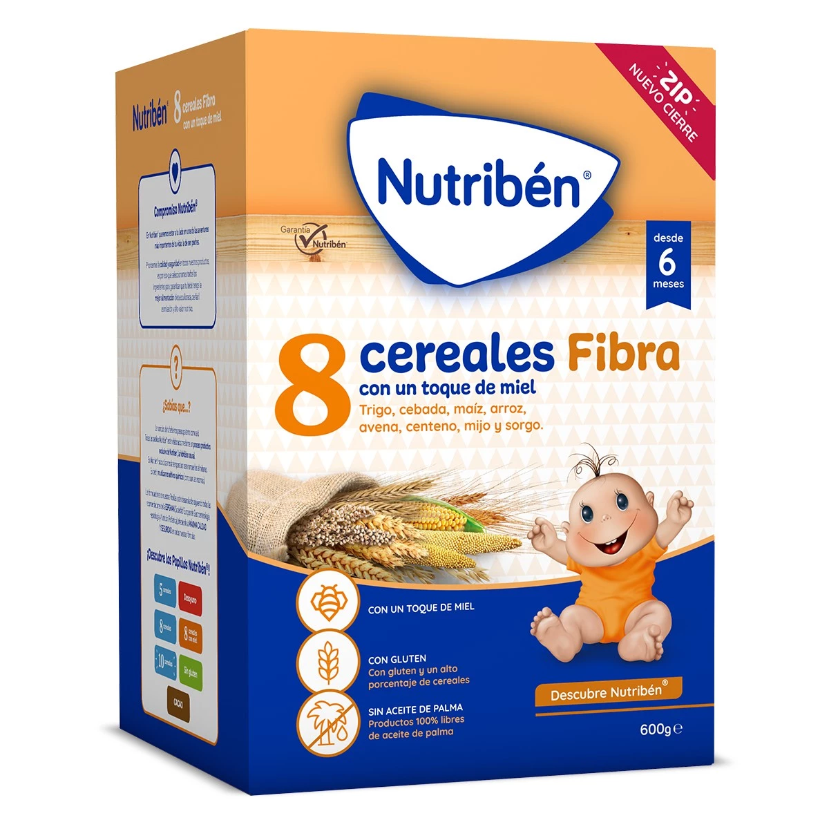 Comprar Nutribén Innova Papilla Cereales de Inicio al Gluten para bebés  desde los 4 meses