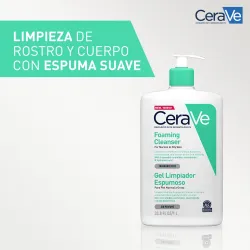 CERAVE GEL LIMPIADOR ESPUMOSO 1L