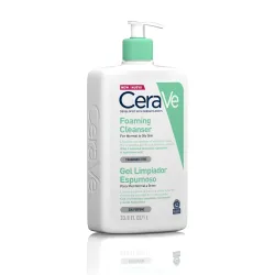 CERAVE GEL LIMPIADOR ESPUMOSO 1L