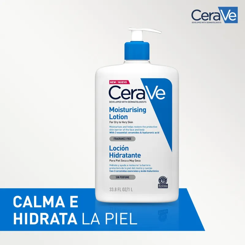 Cerave Loción Hidratante, 1l. Cerave Loción Hidratante, 1l.