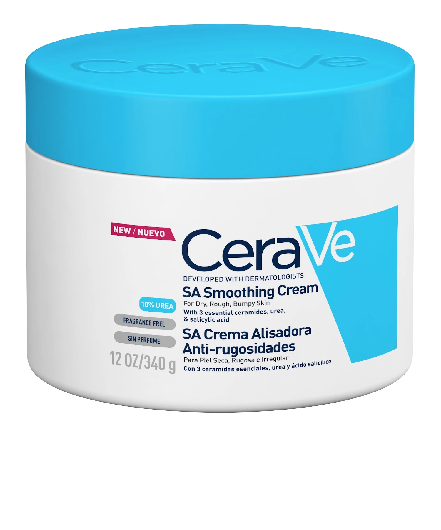 Cerave SA Crema Alisadora Anti-rugosidades, 340gr.