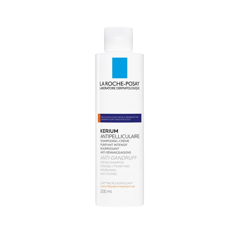 La Roche-Posay Kerium Champu Anti Caspa Seca, 200ml.