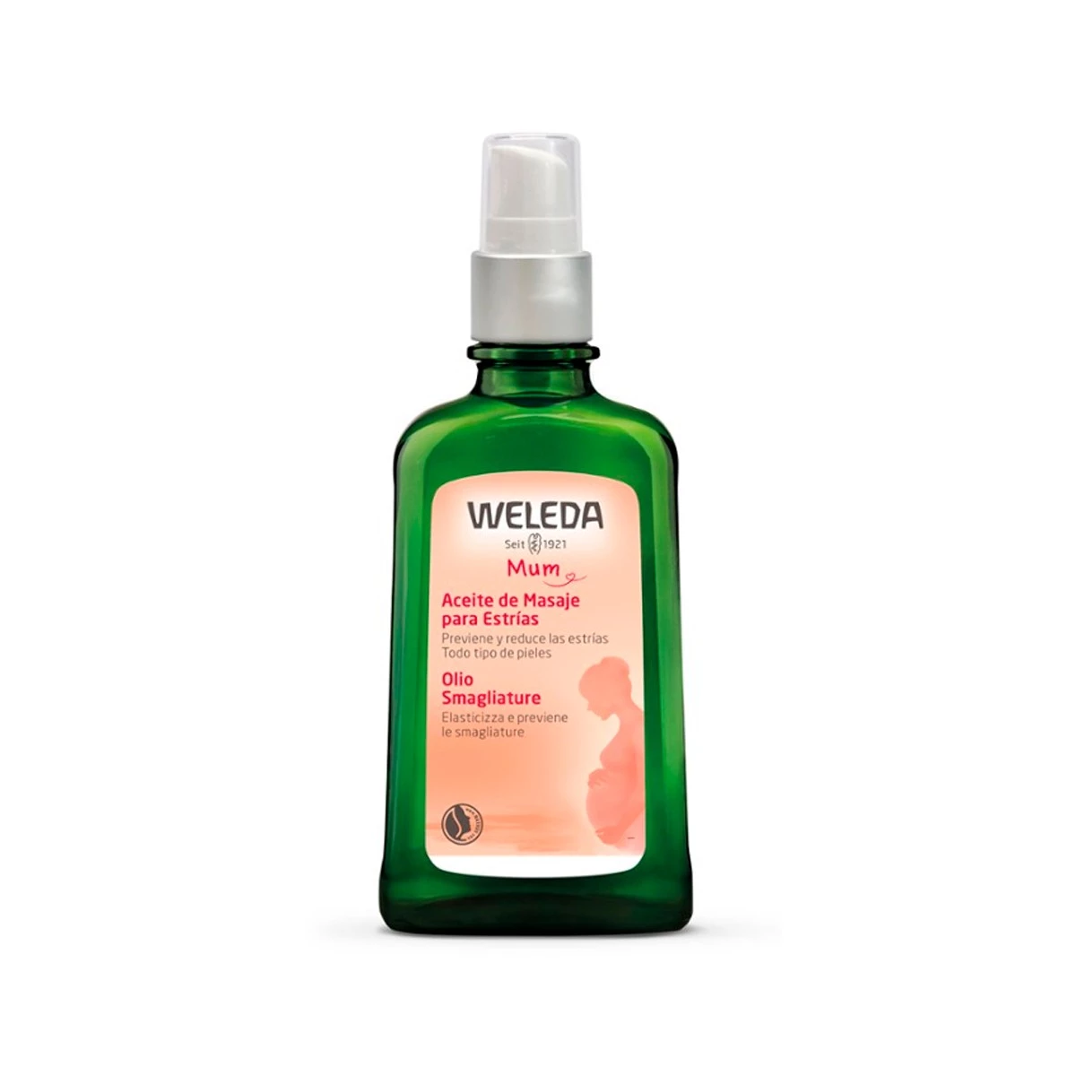 Weleda Aceite Masaje Antiestrías, 100ml.