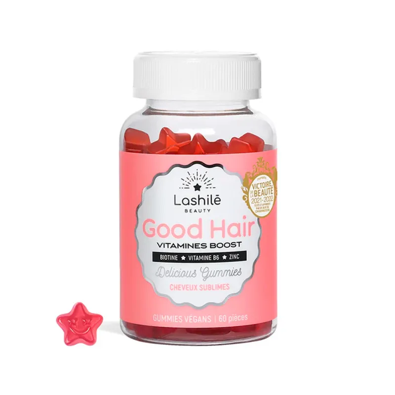 LASHILE GOOD HAIR 60 GOMINOLAS LASHILE GOOD HAIR 60 GOMINOLAS