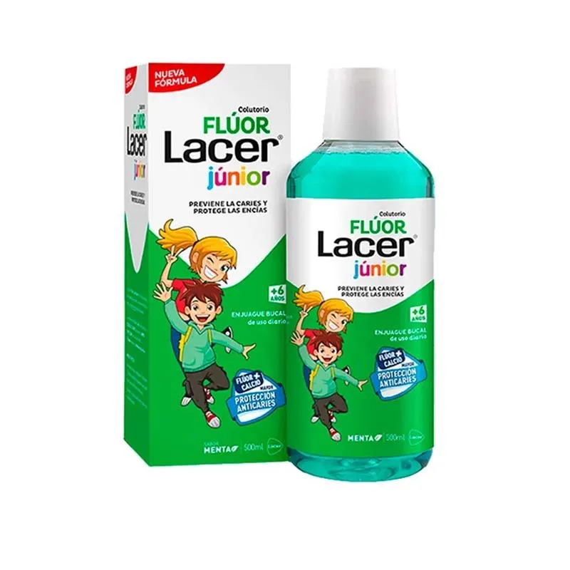 Lacer Flúor Diario 0,05% Menta, 500ml
