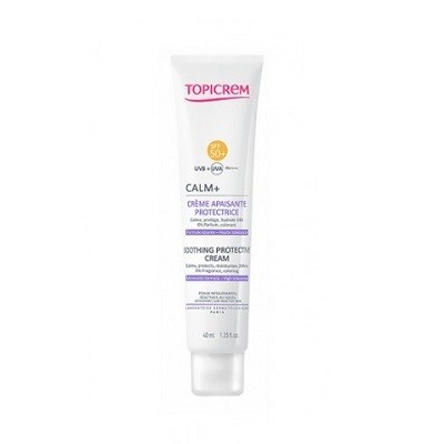 Topicrem Calm+ crema calmante protectora SPF50+, 40 ml