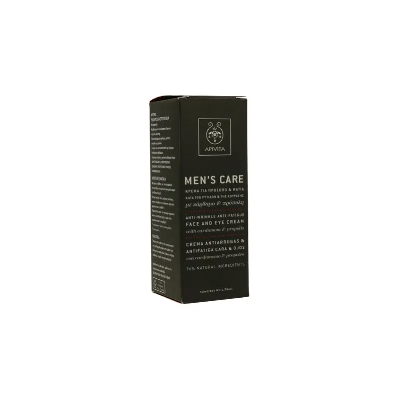 Apivita crema cara y ojos para hombres. 50ml Apivita crema cara y ojos para hombres. 50ml