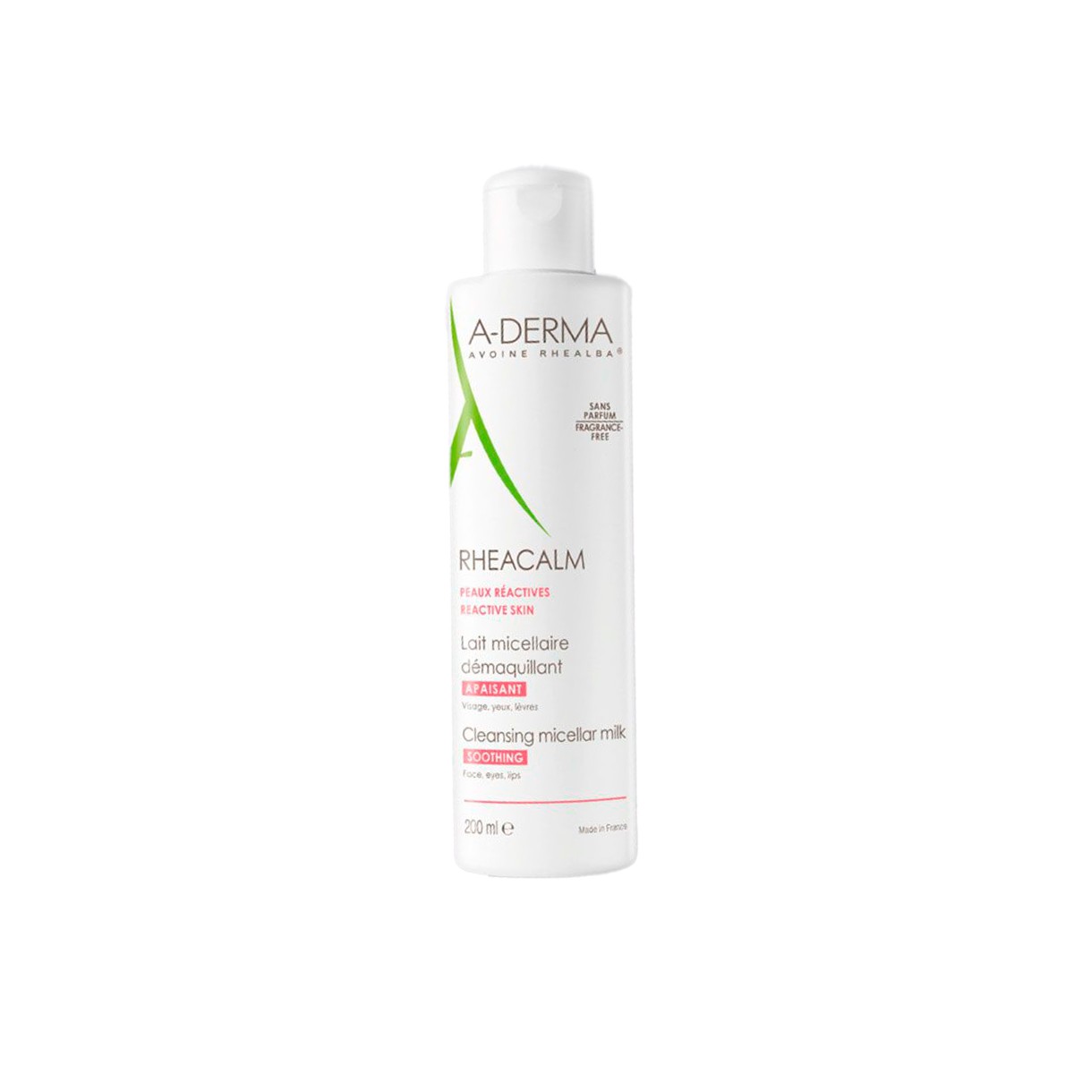 A-derma Rheacalm leche micelar calmante, 200ml.