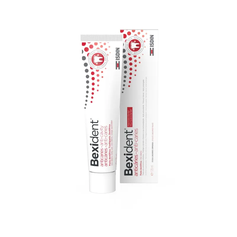 Bexident Anticaries pasta dentífrica, 125ml. Bexident Anticaries pasta dentífrica, 125ml.