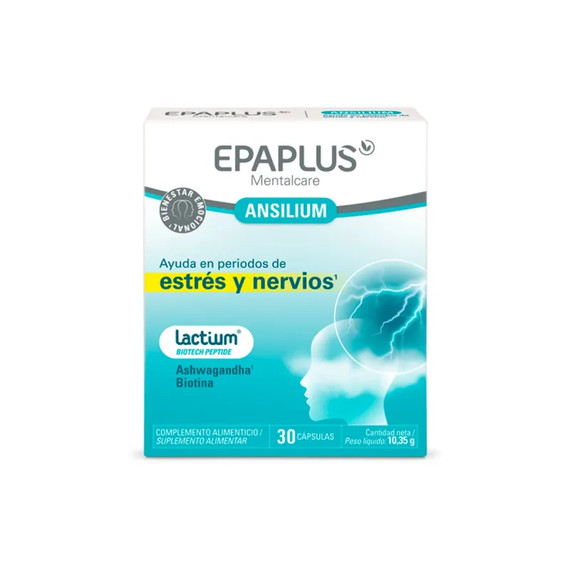 EPAPLUS MENTALCARE ANSILIUM 30 CAPSULAS EPAPLUS MENTALCARE ANSILIUM 30 CAPSULAS
