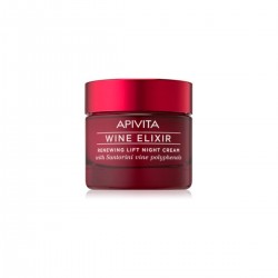 Apivita Wine Elixir crema noche antiarrugas y reafirmante. 50ml