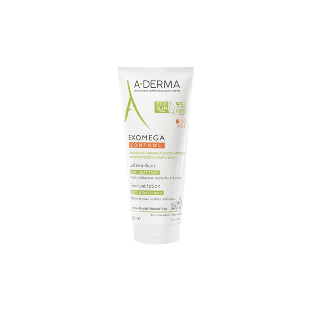 A-Derma Exomega Leche emoliente fluida, 200ml